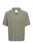 ONLY & SONS - Onsperu Ss Reg Tencel Shirt Noos - Vabaaja s&auml;rgid - XXL