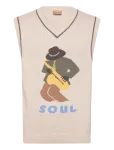 Mos Mosh Gallery - Mmgjazz Intarsia Knit Vest - Kootud vestid - XL