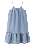 Name It - Nkfhaven Dnm Anglaise Dress 1026-Ov H - Varrukateta vabaajakleidid - 158