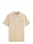Tommy Hilfiger - Knitted Vertical Stripe Ss Polo - L&uuml;hikeste varrukatega - XXL