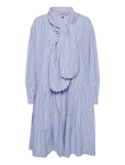 Stella Nova - Striped Dress With Scallop Edges An - S&auml;rkkleidid - 42