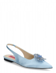 Custommade - Fiona Crystal Satin - Madalad slingback-kingad - 36