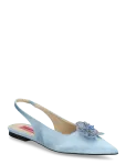 Custommade - Fiona Crystal Satin - Madalad slingback-kingad - 36