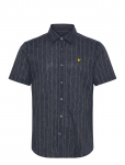 Lyle & Scott - Short Sleeve Ticking Stripe Shirt - L&uuml;hikeste varrukatega s&auml;rgid - XXL