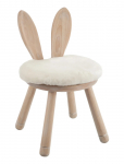 J-Line - Chair Ear Rabbit Wood Natural - Toolid ja taburetid - ONE SIZE