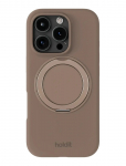 Holdit - Silicone Stand Case Iphone 16 Pro Max Mocha Brown - Telefoni&uuml;mbrised - IPHONE 16PRO MAX