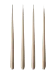 Ester & Erik - Slim Candle 24Cm 4-Pack - Sammask&uuml;&uuml;nlad - H:24CM