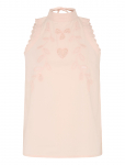 Stella Nova - Embroidery Anglaise Halterneck Top - Varrukateta - 36