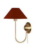 Globen Lighting - Wall Lamp Iris Burgundy - Seinalambid - H32