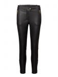 DEPECHE - 7/8 Pants W/Zipper Pocket And Zipper At Bottom - Nahksed retuusid-p&uuml;ksid - 38