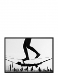 Democratic Gallery - Poster Monochrome Balancing Act - Black & White - 35X50