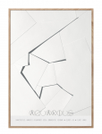 ChiCura - Aquarius - The Water Bearer - Black & White - 29.7X42CM