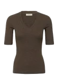 InWear - Dagnaiw Melange V T-Shirt - L&uuml;hikeste varrukatega - XL