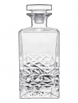 Luigi Bormioli - Karaffel Textures 75 Cl Klar - Viskikarahvinid - 75 CL