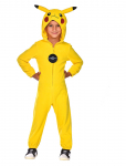 Amscan - Pokemon Pikachu One Pieces With Hood 4-6 - Tegelaskujude kost&uuml;&uuml;mid - 104-116