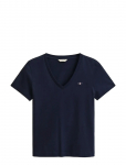 Gant - Reg Shield Ss V-Neck T-Shirt - L&uuml;hikeste varrukatega - S