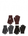Mikk-line - Magic Gloves 3 Pack W. Lurex - Kindad - 128-172