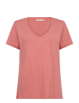 Cream - Crnaia Deep V-Neck T-Shirt - L&uuml;hikeste varrukatega - XS