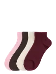 Lindex - 4-Pack High Ankle Socks - L&uuml;hikese s&auml;&auml;rega sokid - 39/41
