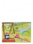 Babblarna - Babblarna- Shape Puzzle, 6 Figures, 1- 3 Y - Puidust pusled - 30X21CM