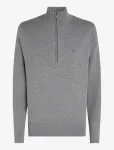 Tommy Hilfiger - Essential Cotton Zip Mock - Poolpika lukuga džemprid - L