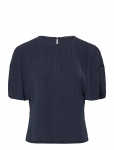 French Connection - Carmen Crepe Flare Sleeve Top - L&uuml;hikeste varrukatega - XS