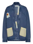 Lollys Laundry - Milall Jacket Ls - L&uuml;hikesed teksap&uuml;ksid - XS