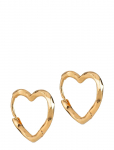 Enamel Copenhagen - Organic Heart Small Hoops - R&otilde;ngad - ONE SIZE