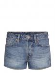 Monki - Low Rise Raw Hem Mini Denim Shorts - L&uuml;hikesed teksap&uuml;ksid - 28