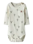 Lil'Atelier - Nbmlayo Sev Ls Slim Body Lil - Pikkade varrukatega bodid - 56