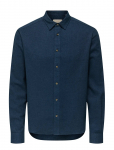 ONLY & SONS - Onssons Reg Fit 2T Twill 0347 Shirt - Vabaaja s&auml;rgid - XXL
