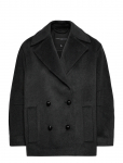 French Connection - Adele Wool Pea Coat - Villased mantlid - M
