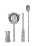 House Doctor - Bar Accessories, Hdkett, Silver Fin - &Scaron;eikerid ja kokteilin&otilde;ud - ONE SIZE
