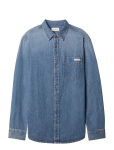 Calvin Klein Jeans - Ck Vint Indigo Casual Ess Shirt - Teksas&auml;rgid - XXL