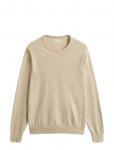 Gant - Slub Cotton Linen C-Neck - &Uuml;mara kaelusega - XXXL