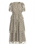 Vila - Vivane S/S O-Neck Midi Dress/Dc/Ka - P&otilde;lveni ja midi - 38