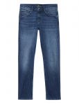 7 For All Mankind - Slimmy Tapered Dark Blue - Kitsenevad - 29 x 32