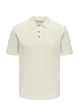 ONLY & SONS - Onsmoon Reg 12 Ss Polo Knit Noos - L&uuml;hikeste varrukatega kootud polos&auml;rgid - XXL