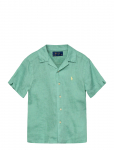 Ralph Lauren Kids - Linen Camp Shirt - L&uuml;hikeste varrukatega s&auml;rgid - 109-116