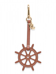 Lauren Ralph Lauren - Leather Wheel & Logo Charm - V&otilde;tmehoidjad ja kotiripatsid - ONE SIZE