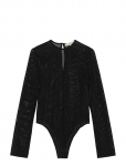 REMAIN Birger Christensen - Velvet Mesh Bodysuit - Pikkade varrukatega - 38