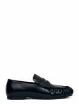 ALOHAS - Aven Black Leather Loafers - Madalad loafer-jalatsid - 40