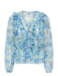 ONLY - Onlvictoria Ls Frill Top Wvn Ex - Pikkade varrukatega - XL