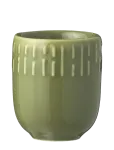 Aida - Confetti Olive Mini Kop Med Relief Porcel&aelig;n 5 Cl. - Espressotassid - ONE SIZE