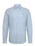 Morris - Douglas Linen Mix Stripe Shirt-Classic Fit - Vabaaja s&auml;rgid - M