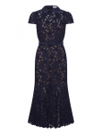 Self Portrait - Belted Guipure Lace Midi Dress - Maksikleidid - 40
