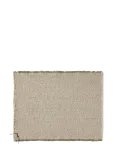 Lorena Canals - Handloom Placemats Natural And Kaki  (Set Of 2) - Lauamatid - 38X 50CM