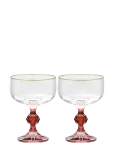 Anna + Nina - Harper Cocktail Glass Set Of 2 - Kokteiliklaasid - 9X 9X 13CM