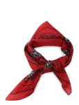 Gina Tricot - Cotton Bandana Scarf - Kerged sallid - ONE SIZE