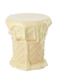 J-Line - Side Table Ice Cream Polyresin Apricot/Beige - Abilauad ja v&auml;ikesed lauad - ONE SIZE
